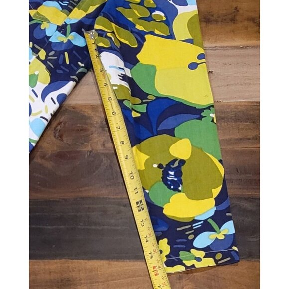 Choices Jacket Blouse Colorful Floral Long Sleeve Button-Up Collared Size Small - Picture 6 of 11